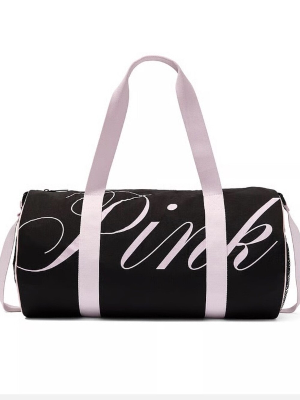 Victoria's Secret PINK Black Travel Duffle Bag NWT
